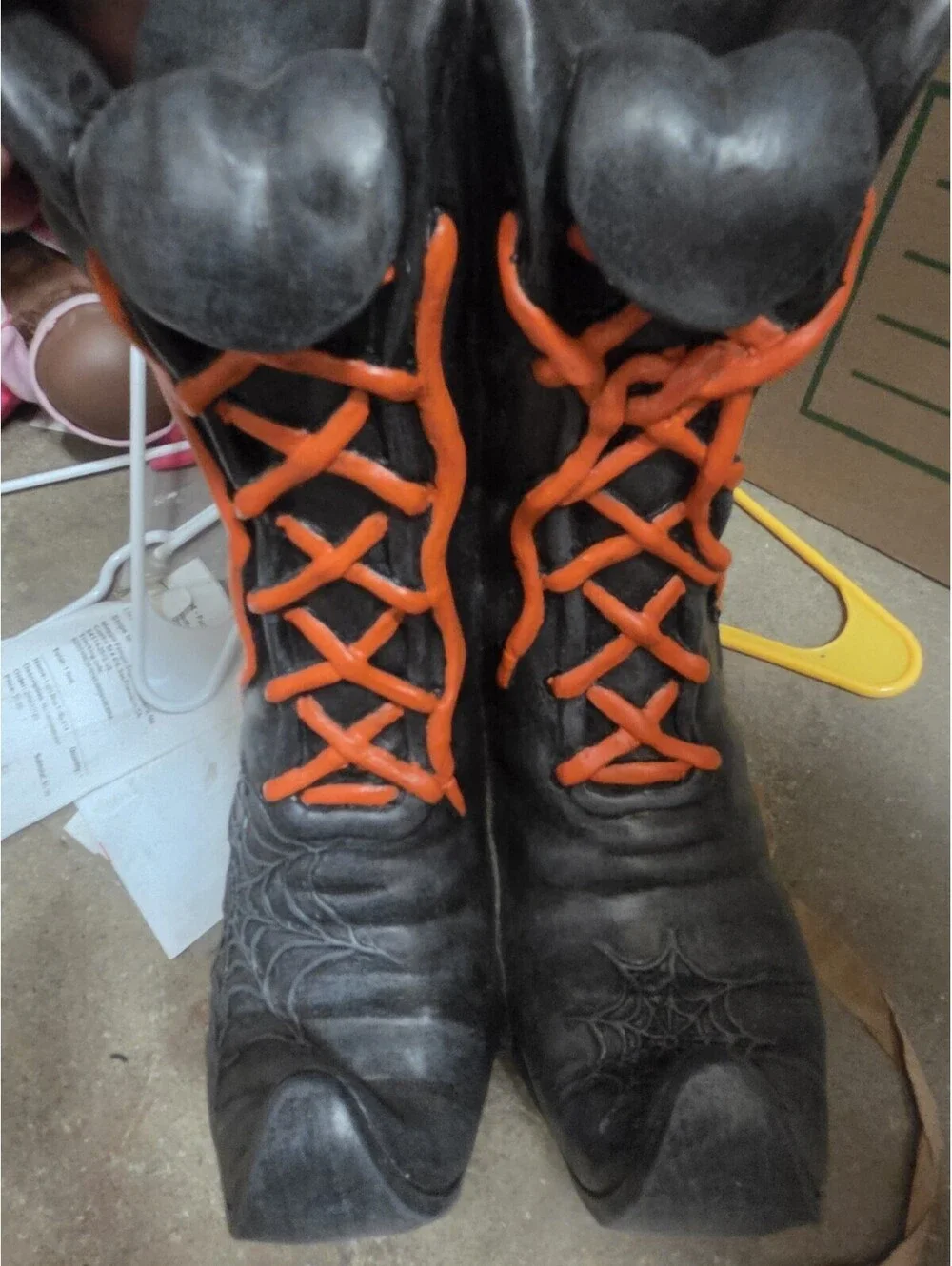 Wicked witch boots decor Halloween